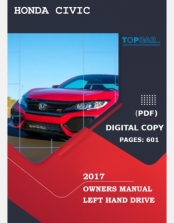 2017 HONDA CIVIC OWNERS MANUAL
